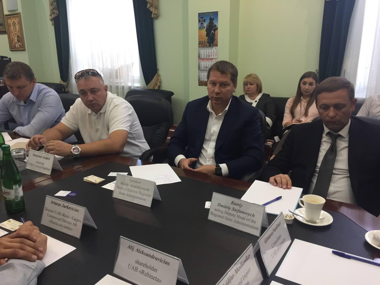 Андрій Гордєєв зустрівся з представниками Вільнюської торгово-промислової і ремісничої палати