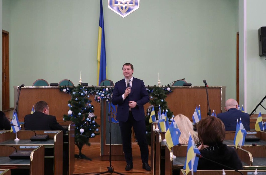 Андрій Гордєєв привітав працівників облдержадміністрації з прийдешніми новорічними святами