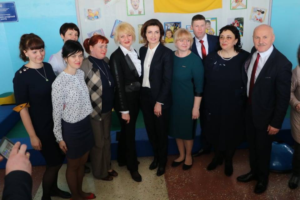 Марина Порошенко увидела Новокаховский инклюзивно-ресурсный центр