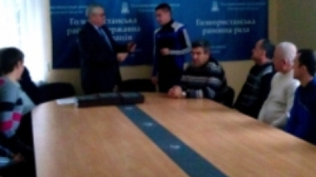 Найкращих футболістів Голопристанщини вітали в стінах райдержадміністрації