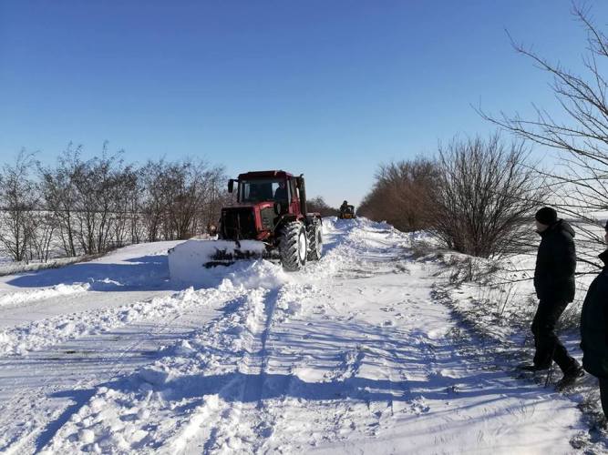 Долаючи снігові замети вагітну із села Славне  Горностаївської громади вчасно доправили  до районної лікарні 