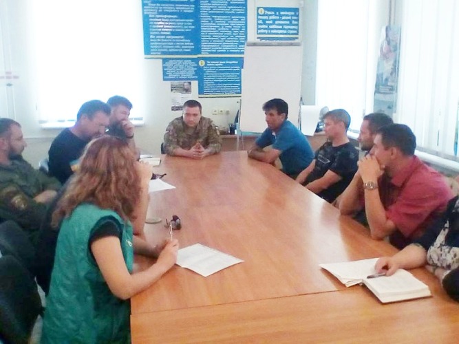У Горностаївці учасники АТО зустрілися з військовими капеланами та волонтерами
