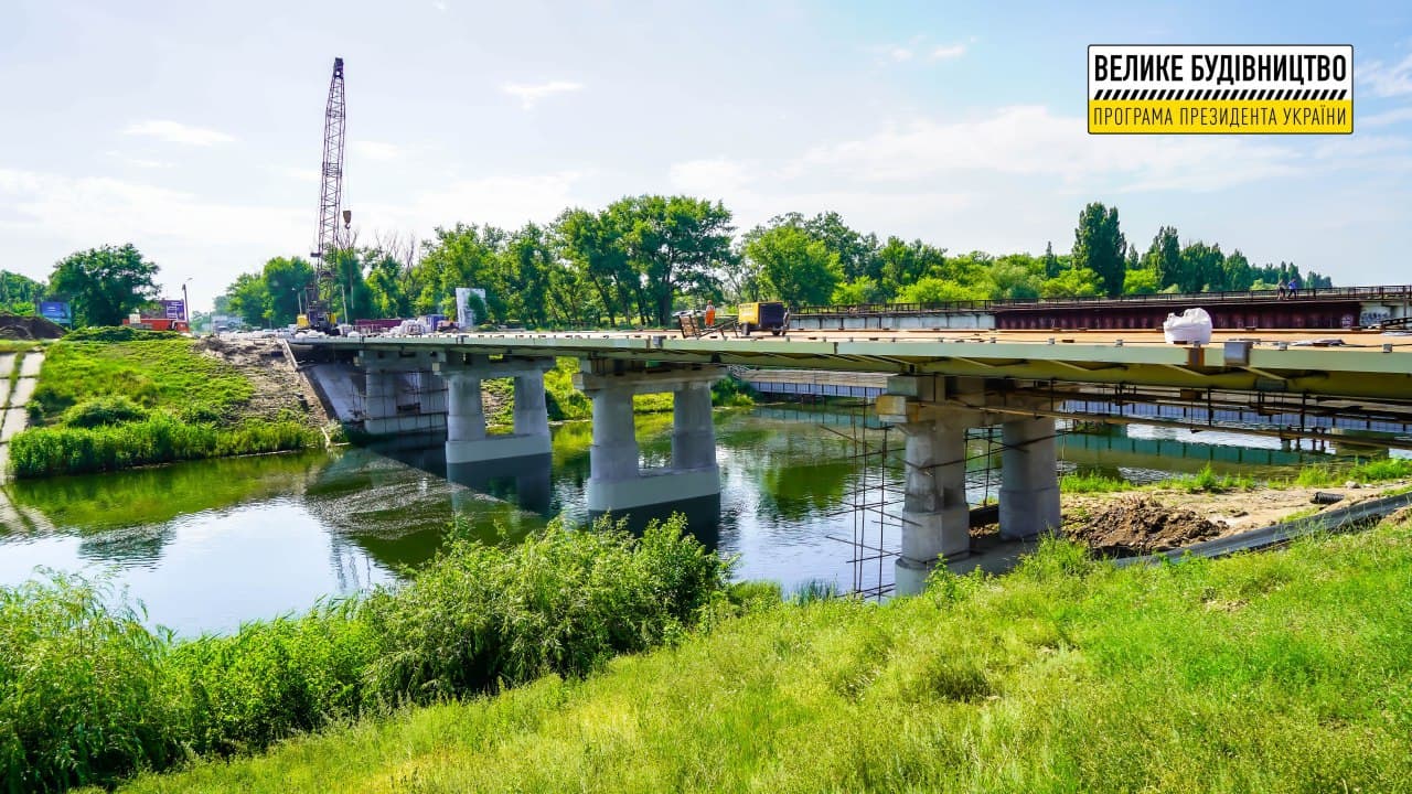 На Херсонщині продовжується капітальний ремонт та реконструкція мостів 