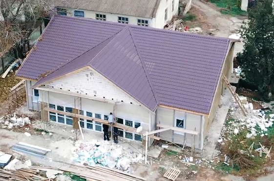 Будівельна готовність Вербівської лікарської амбулаторії Нижньосірогозького району - 80%