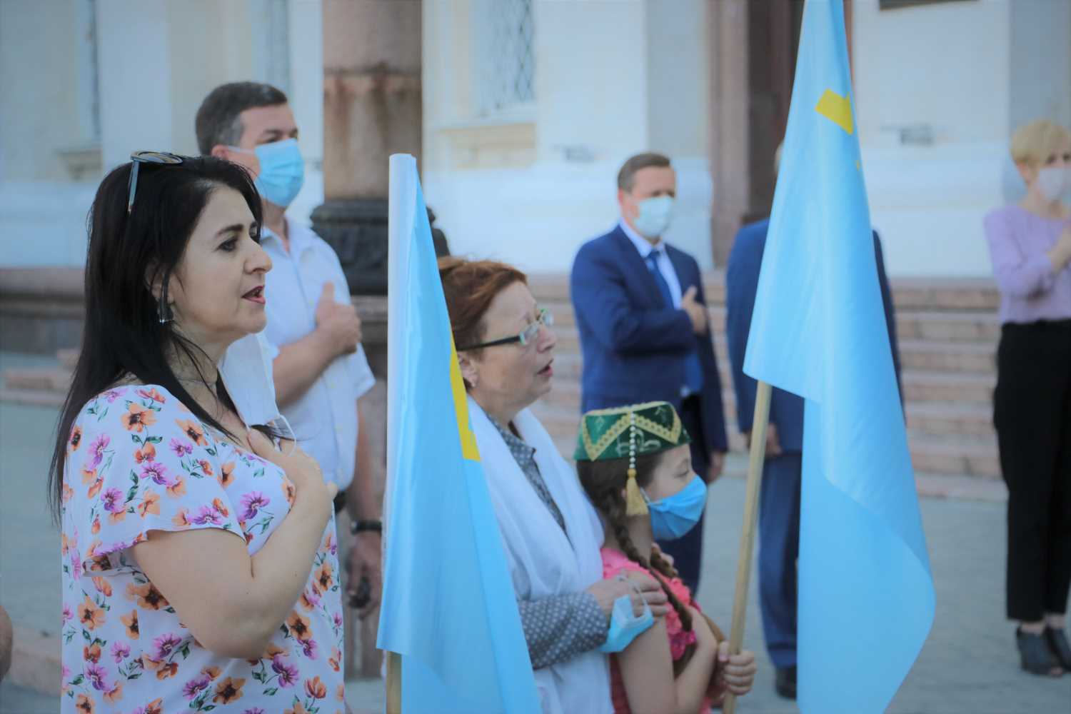 “Два прапори - одна країна”: на Херсонщині відзначили День кримськотатарського прапора
