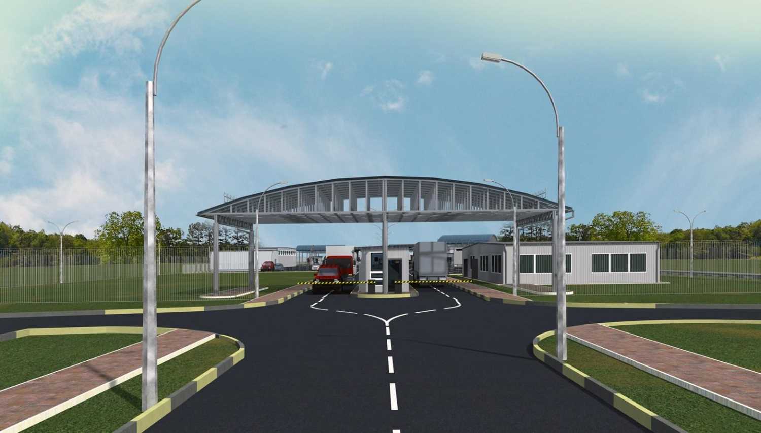 Робота з розбудови інфраструктури КПВВ на Херсонщині триває