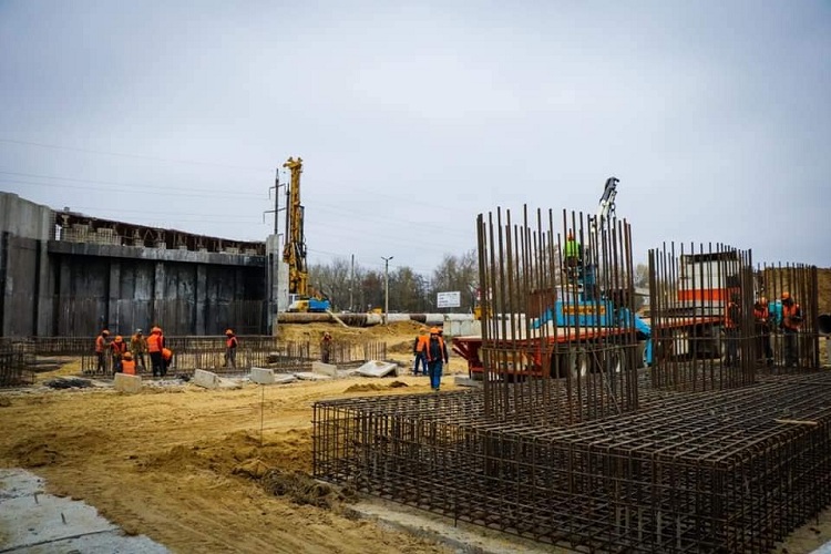 У Херсоні триває будівництво першої черги шляхопроводу Таврійський-ХБК