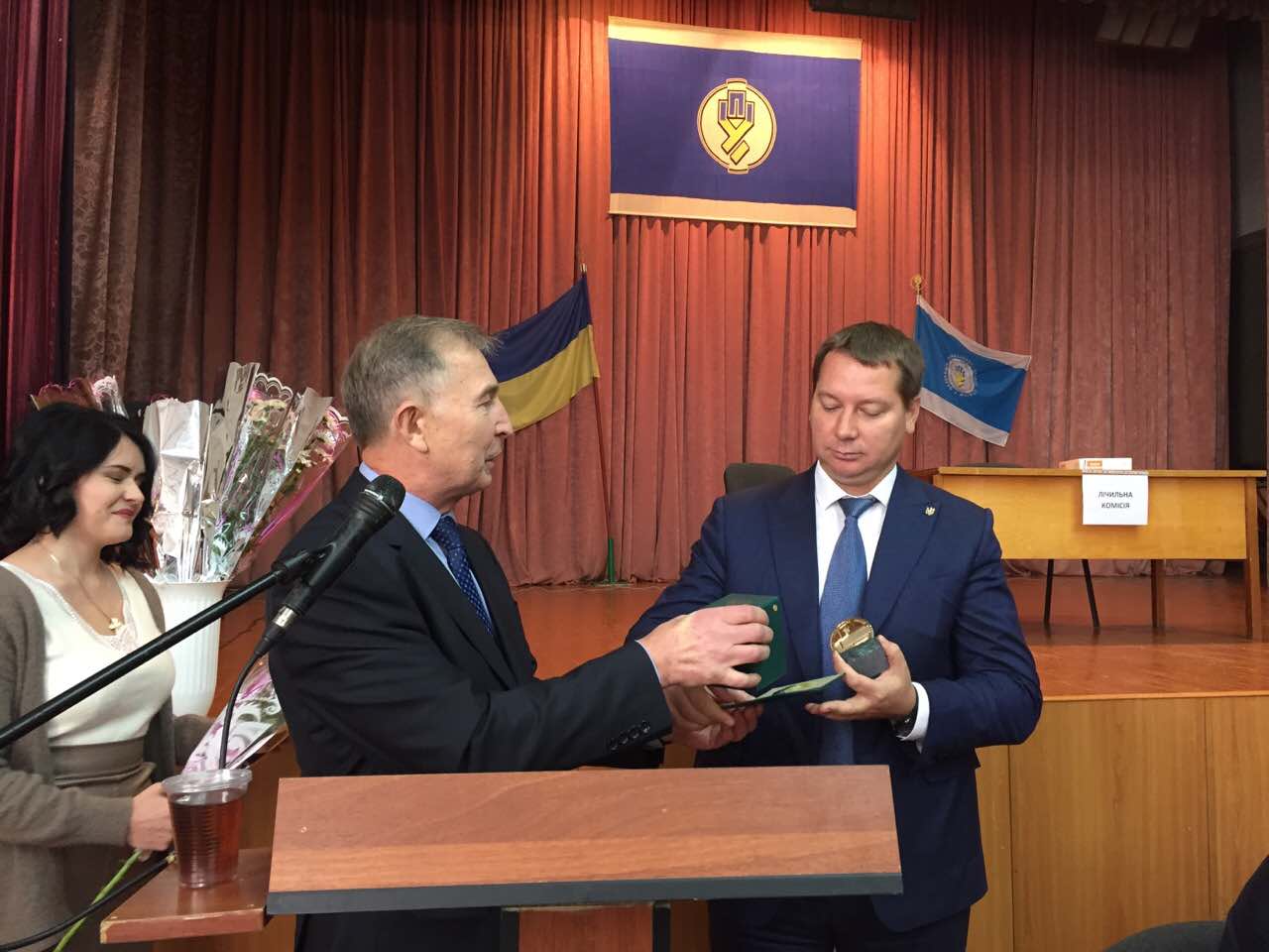 Андрій Гордєєв отримав почесний знак  від Федерації професійних спілок України