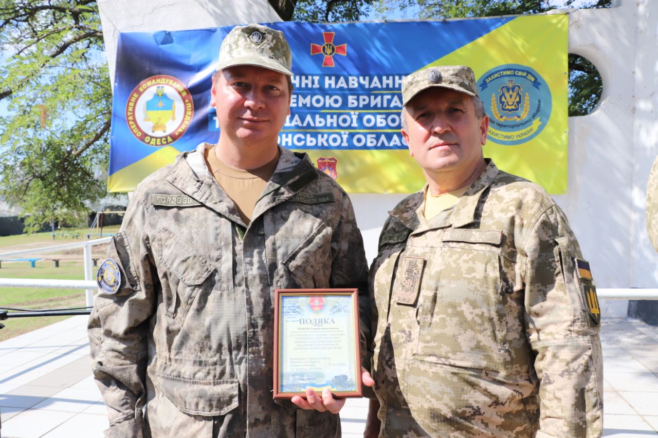 Андрій Гордєєв отримав подяку від Сухопутних військ ЗСУ