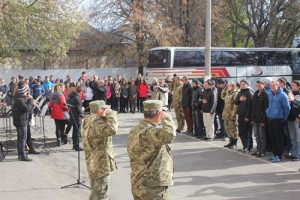 Призовники відправилися на строкову службу до лав Збройних Сил України