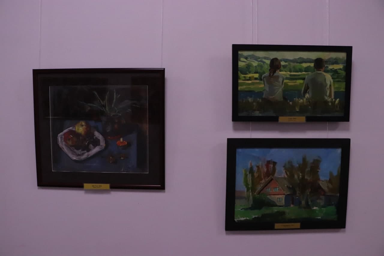 “Дневник художника”: в Херсоне презентовали выставку картин Виталия Раковича
