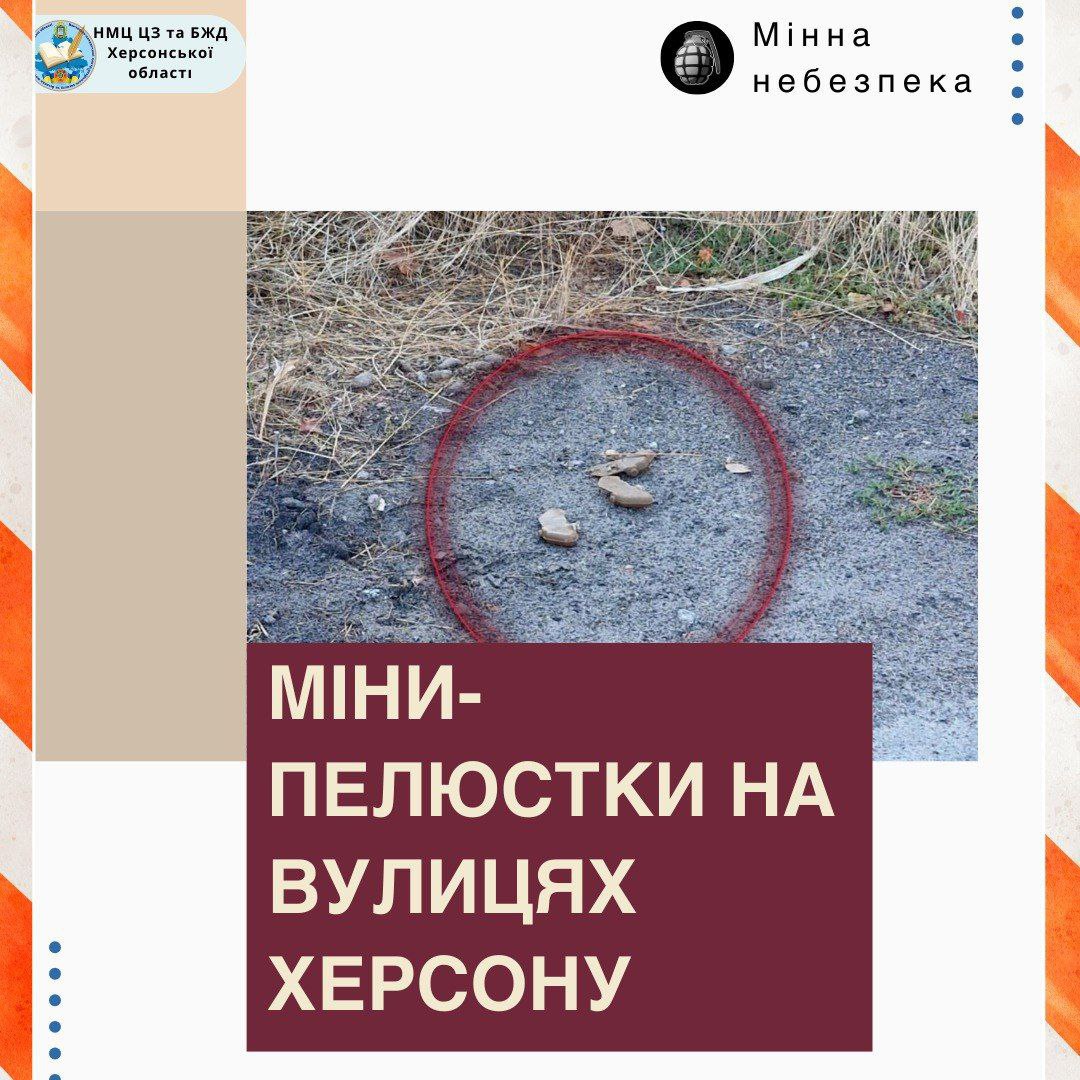 Попереджувальний постер про мінну небезпеку